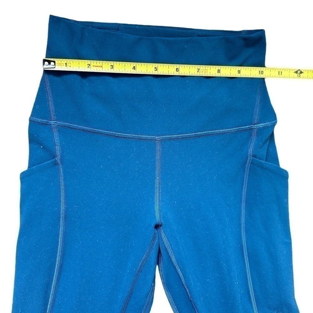 Lululemon Align High Rise Crop with Pockets 25" Size 2 Blue - Picture 7 of 10